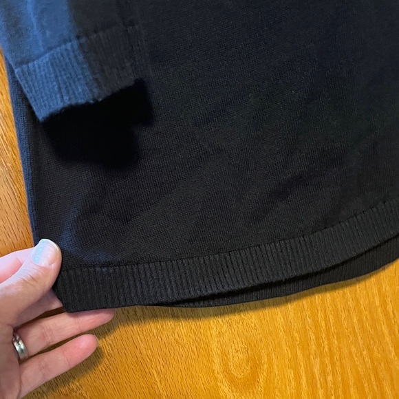 Lands' End Navy Crew Neck Sweater - Picture 7 of 12